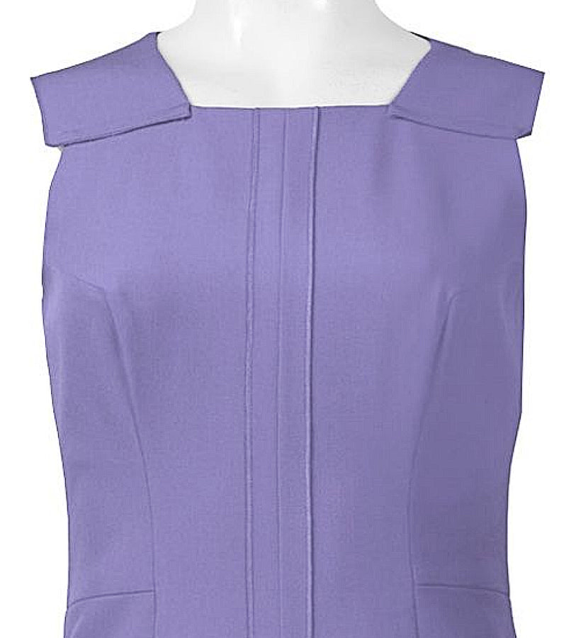 LAST ONE, SIZE 4, Anne Klein Uniformed Chicory Day Dress, ONLY XS  Available, Women's Apparel Office, Casual Clothing