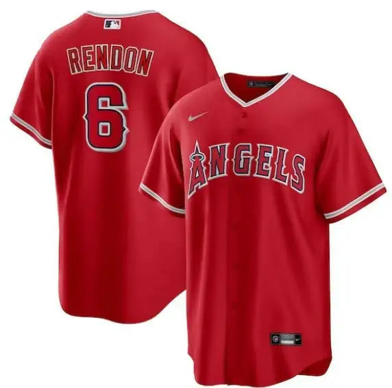 Red Anthony Rendon Los Angeles Angels Nike Alternate Replica Player Jersey for baseball
