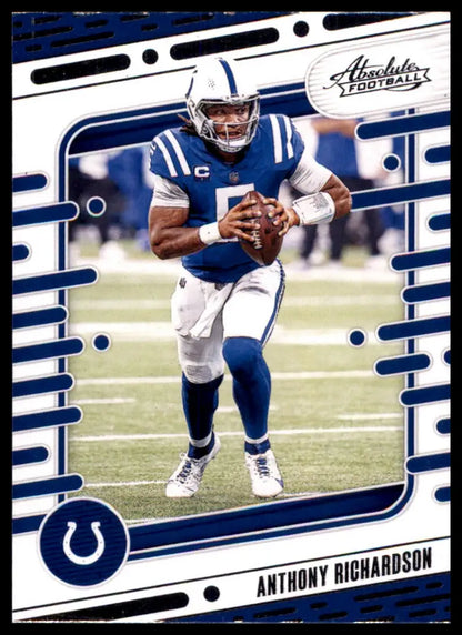 Anthony Richardson football card from Panini Absolute 2024 Indianapolis Colts collection