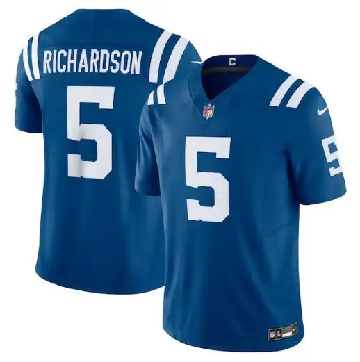 Blue Anthony Richardson Indianapolis Colts Nike Vapor F.U.S.E. Limited Jersey featuring Richardson #5