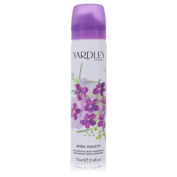 April Violets by Yardley London - Body Spray 2.6 oz - Women / Medium - Body Spray 2.6 oz