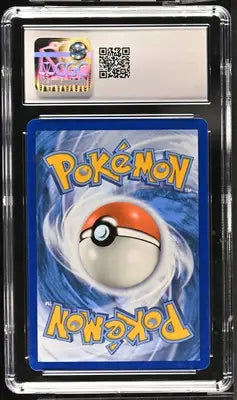 English CGC graded Arctibax Paldea Evolved trading card in clear slab with Poké Ball reverse design