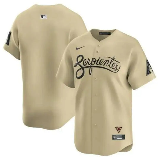 Tan Arizona Diamondbacks Nike City Connect Limited Jersey displayed in product image