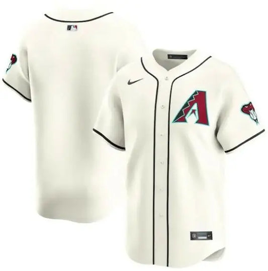 Cream-colored Arizona Diamondbacks Nike Home Limited Jersey, baseball apparel