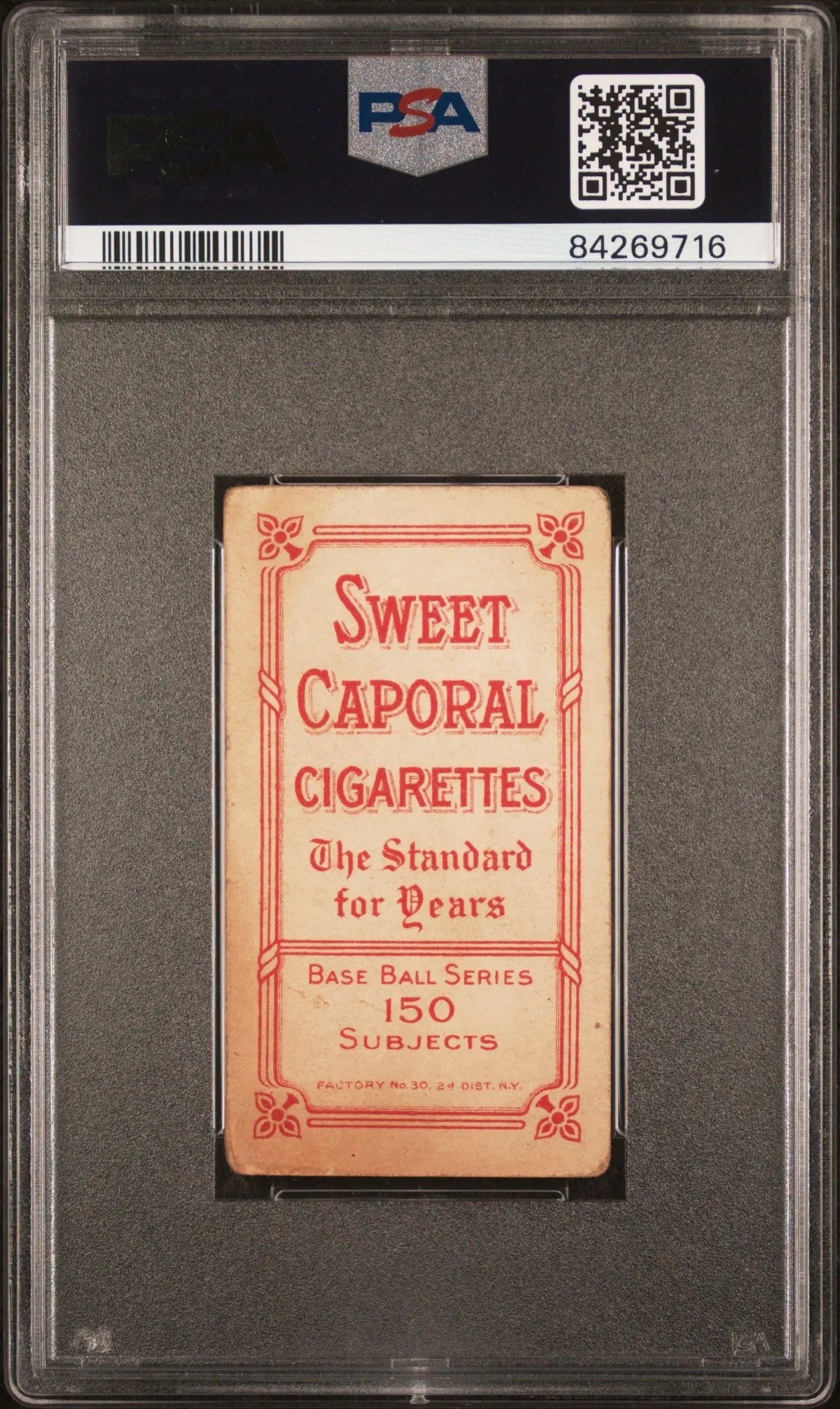 Art Devlin 1909-11 T206 Sweet Caporal 150/30 PSA 2 Good trading card in holder
