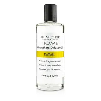 Clear bottle of Demeter Daffodil Atmosphere Diffuser Oil for home fragrance