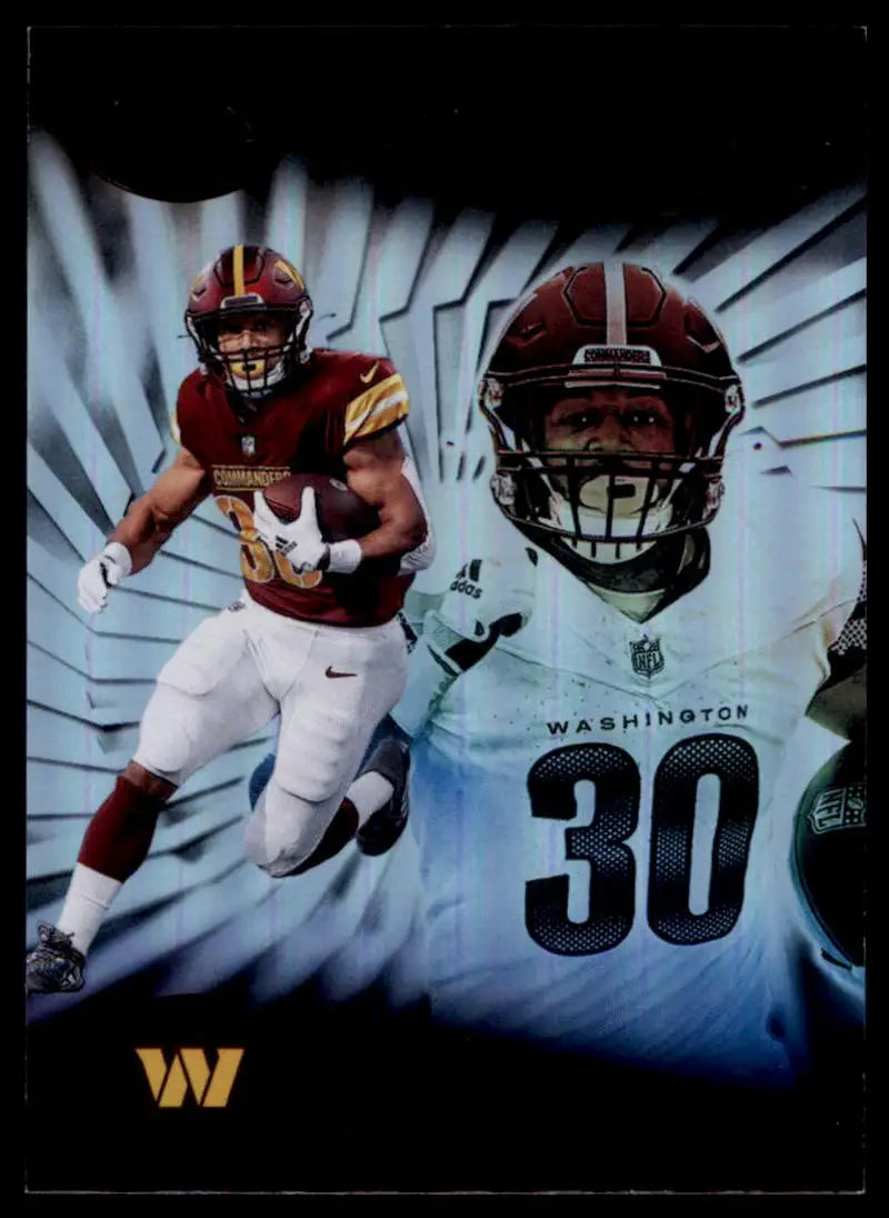 Football card of Austin Ekeler from Panini Illusions 2024 product