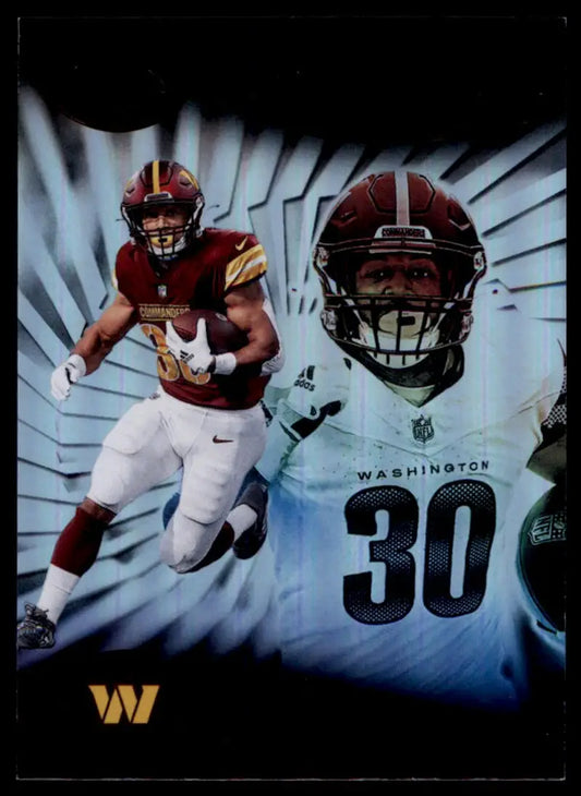 Football card of Austin Ekeler from Panini Illusions 2024 product