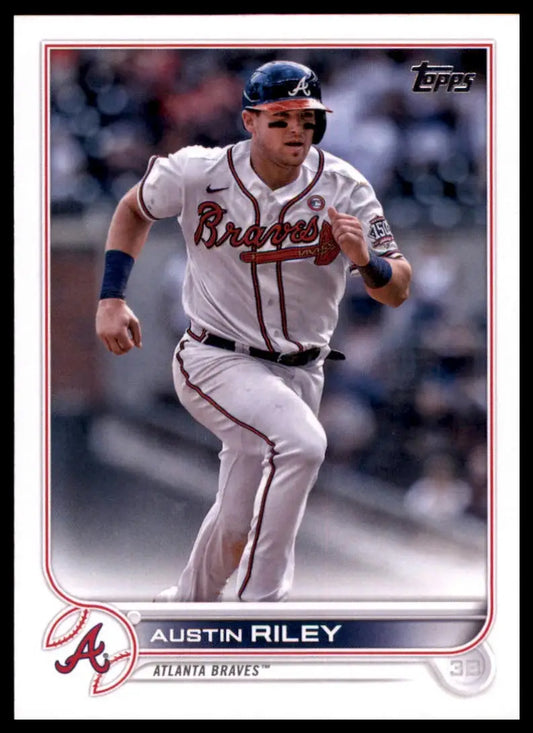 Austin Riley baseball card from 2022 Topps Atlanta Braves series