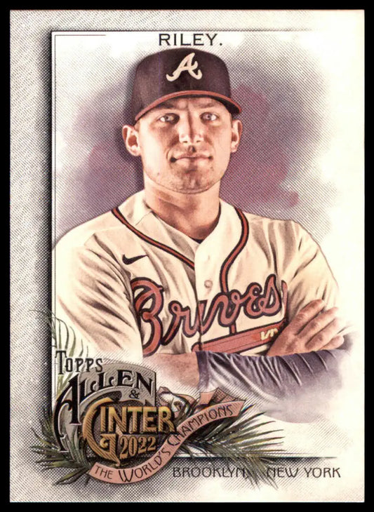 Baseball card featuring Austin Riley from Topps Allen & Ginter 2022 Atlanta Braves