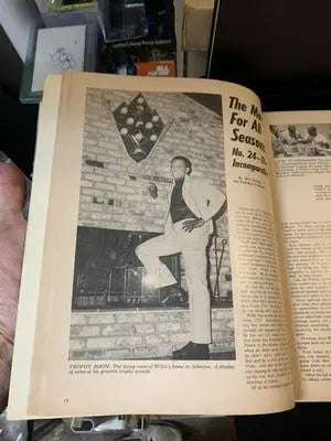 AUTO 1971 San Francisco Giants Yearbook Mays McCovey Marichal 24 Signatures JSA