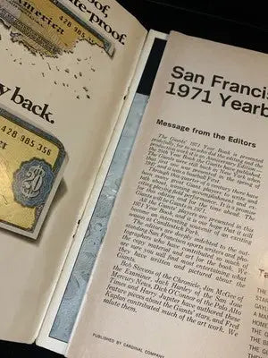 AUTO 1971 San Francisco Giants Yearbook Mays McCovey Marichal 24 Signatures JSA