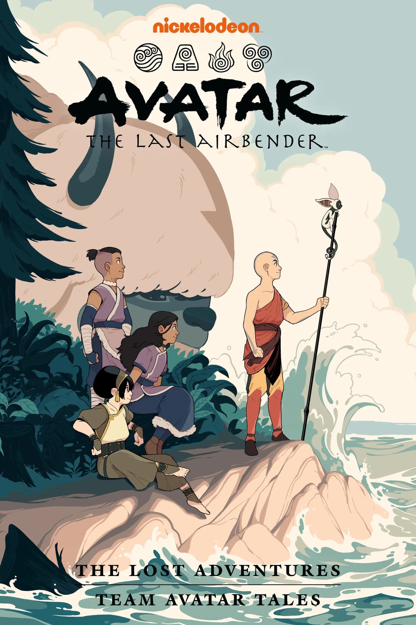 Avatar The Last Airbender comic book from the Team Avatar Tales Omnibus collection