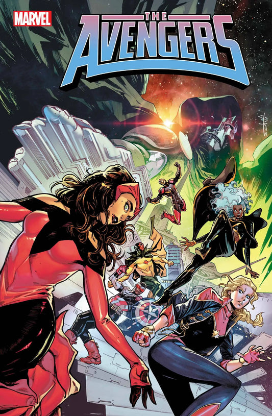 Comic book cover for Avengers #19 with superheroes in action, ideal for trading cards
