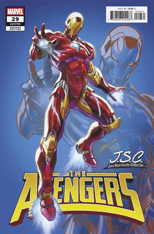 Variant edition comic book of The Avengers #29 featuring Iron Man from J Scott Campbell Collection