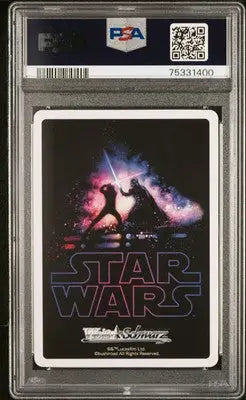 Graded Japanese SW S49 Awakening Rey Star Wars trading card PSA 9 2022 Schwarz