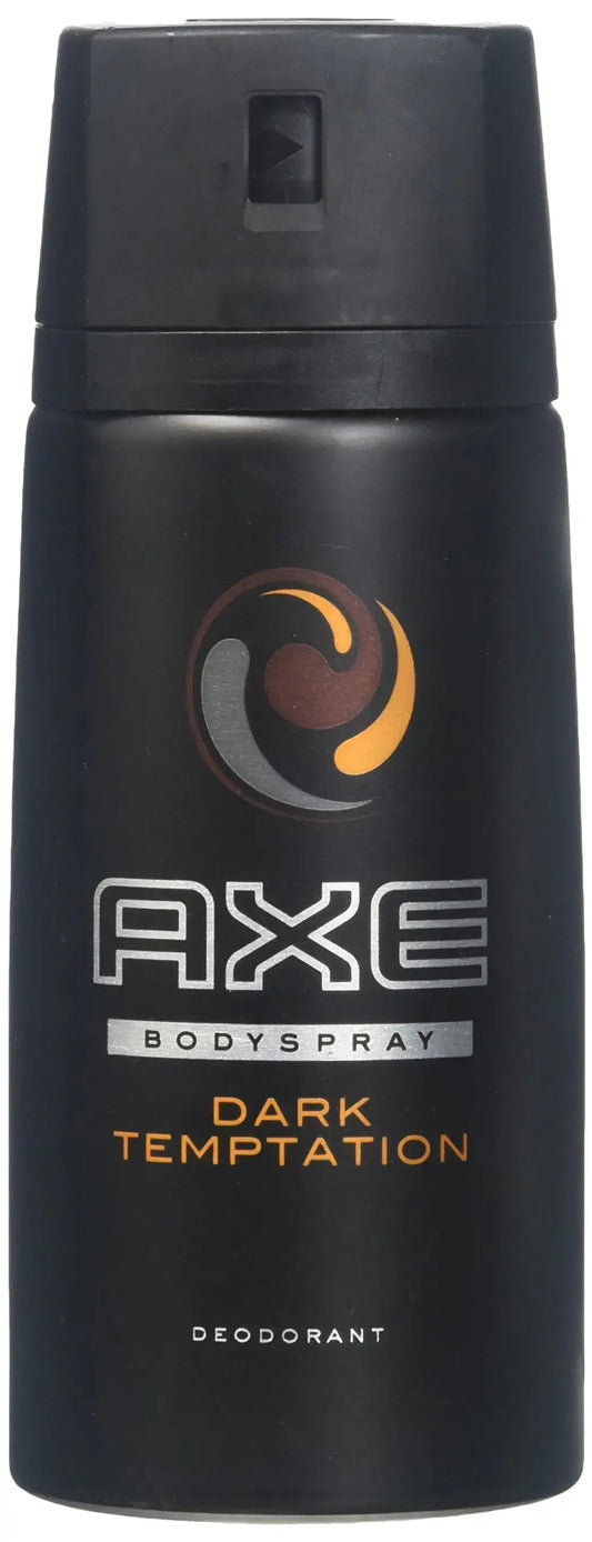 Black Axe Dark Temptation deodorant can from Axe Dark Temptation deodorant body spray