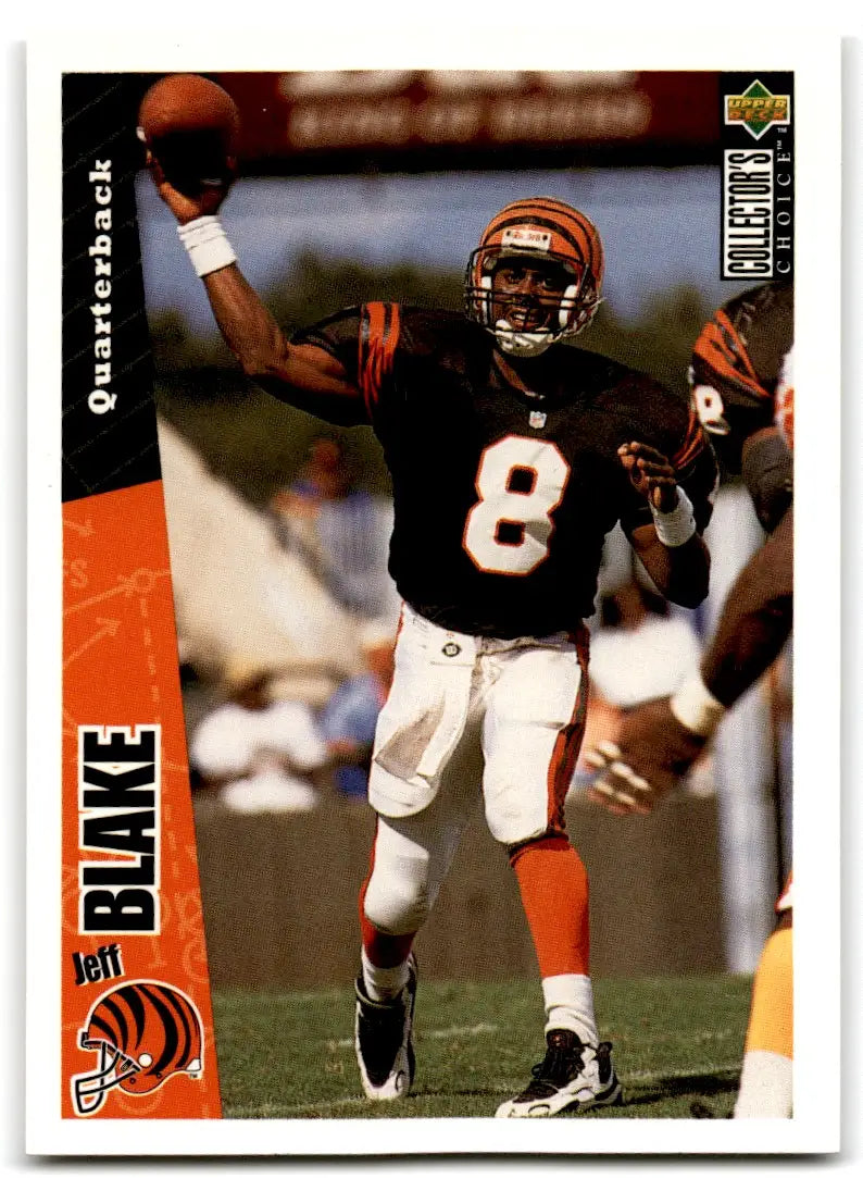 1996 Upper Deck Collector’s Choice Jeff Blake Cincinnati Bengals #84