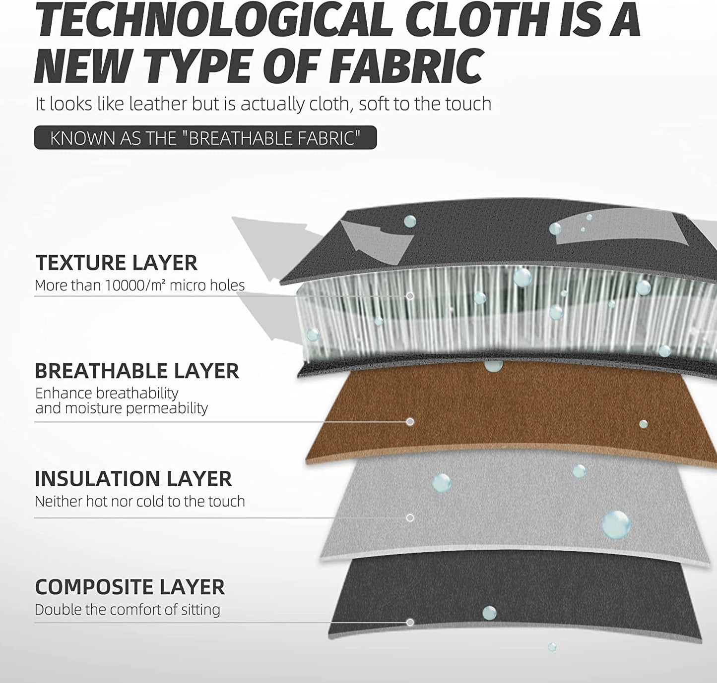 Ergonomic Gaming Chair with Massage and Footrest-4