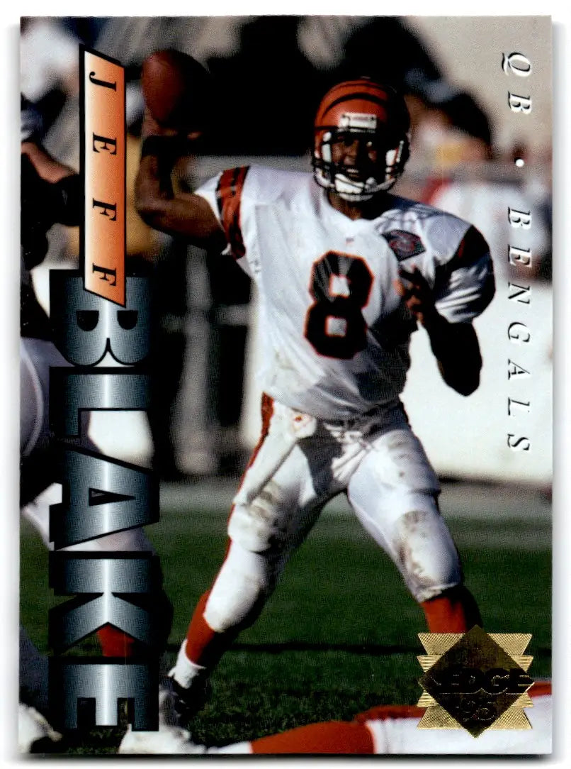 1995 Collector’s Edge Jef Blake 030838 Cincinnati Bengals #37