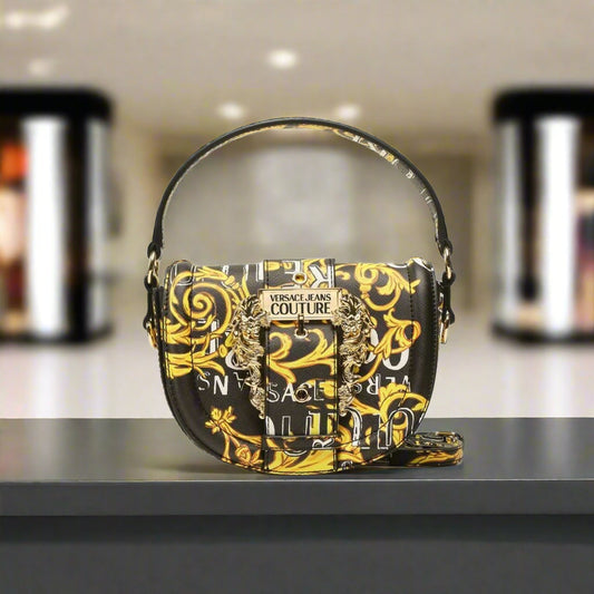Versace Jeans black & gold Handbags