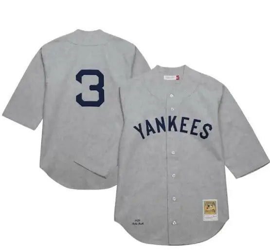 Gray Babe Ruth New York Yankees Cooperstown Collection 1929 authentic baseball jersey