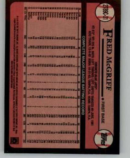 2024 Topps Series Two Silver Packs Mojo Refractor #2T89C-31 Fred McGriff NM-MT Toronto Blue Jays Baseball Card Image 2