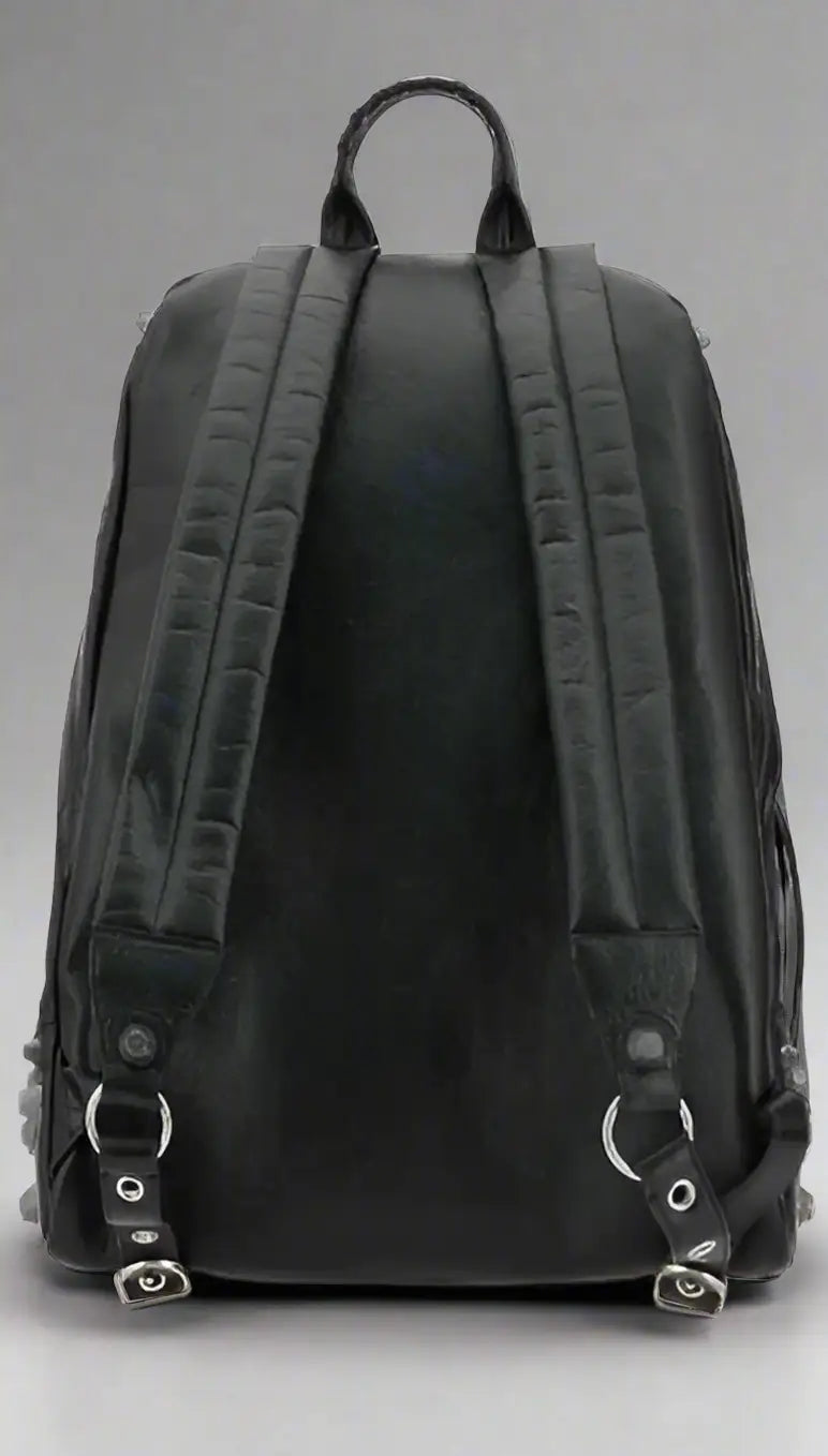 BALENCIAGA men’s black/white logoed backpack - Backpack