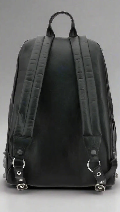 BALENCIAGA men’s black/white logoed backpack - Backpack