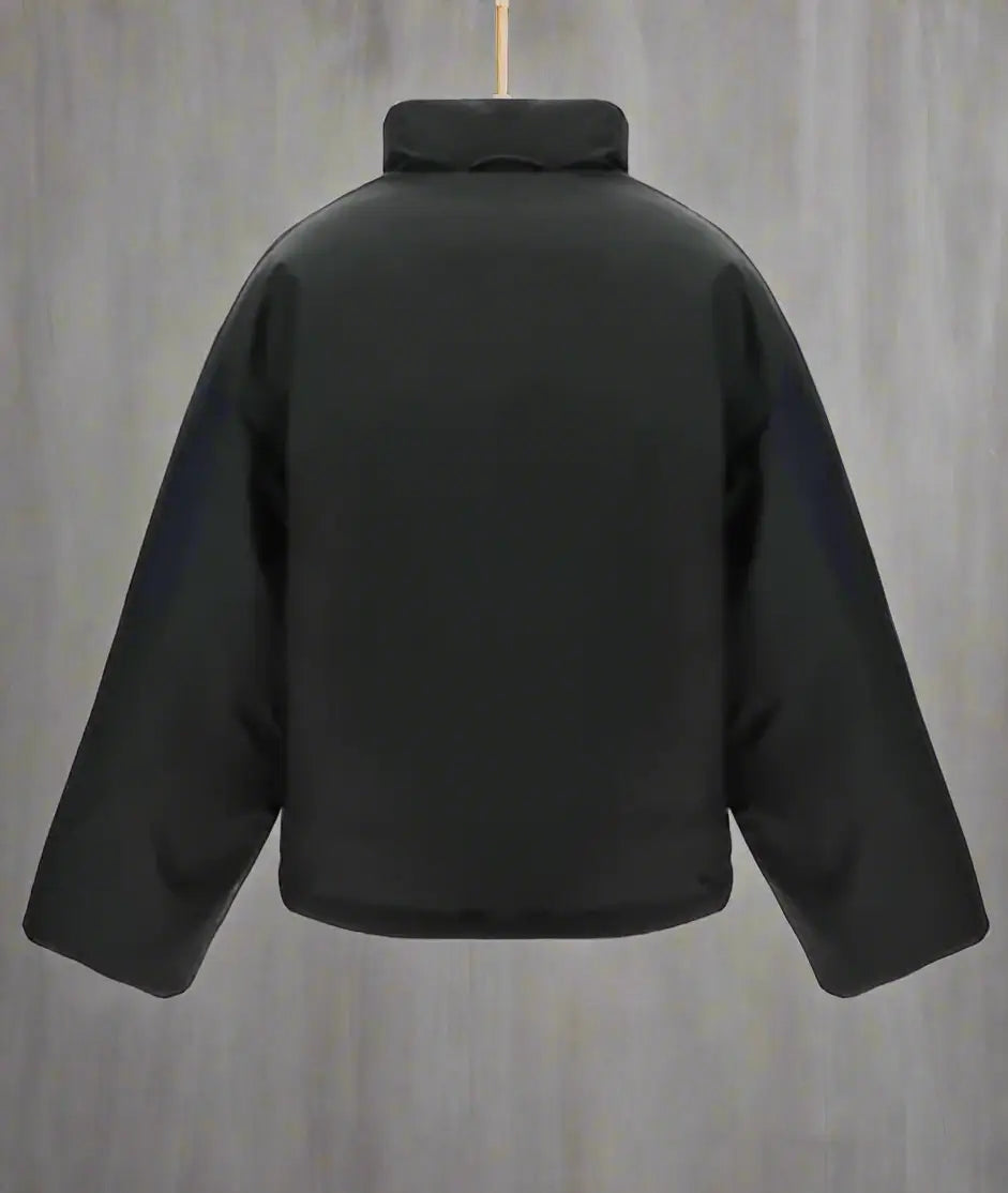 BALENCIAGA WOMEN’S BLACK/RED REVERSIBLE DOWN JACKET - 1 - Jackets