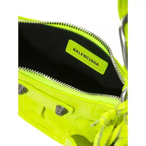 Balenciaga YELLOW LEATHER HANDBAG - Handbags