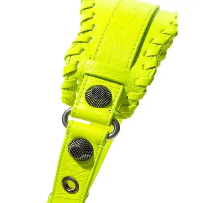 Balenciaga YELLOW LEATHER HANDBAG - Handbags