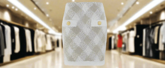 BALMAIN Vichy check pattern MIDI SKIRT - XS - Skirts