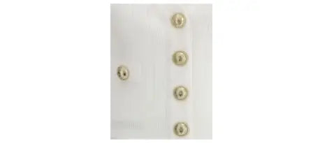 BALMAIN white cropped v-neck CARDIGAN - IT38 | S - Cardigan sweater