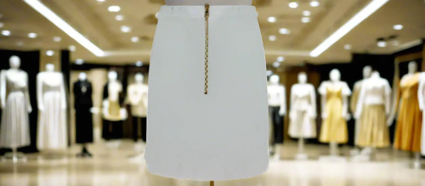 BALMAIN white MINI SKIRT - Skirts