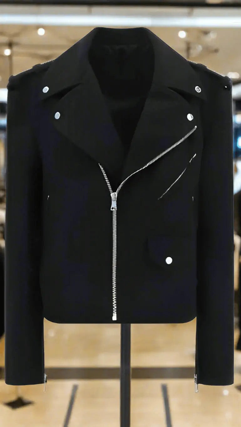 BALMAIN women’s black zipper JACKET - IT42 | L - Jackets