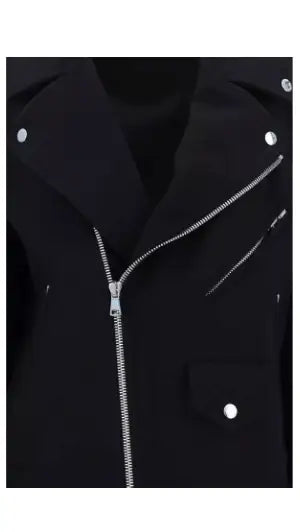 BALMAIN women’s black zipper JACKET - IT42 | L - Jackets