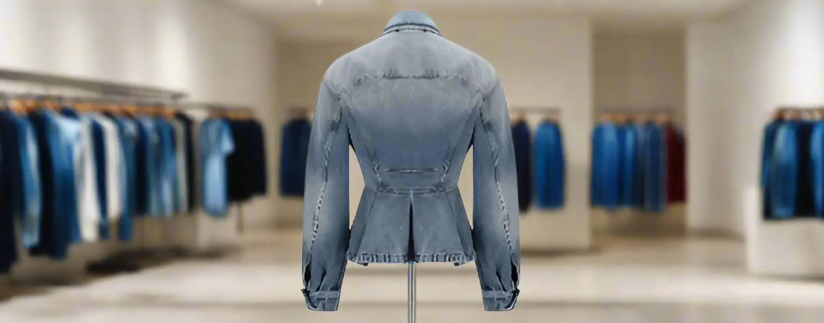 BALMAIN women’s blue DENIM JACKET - IT40 | M - Jackets
