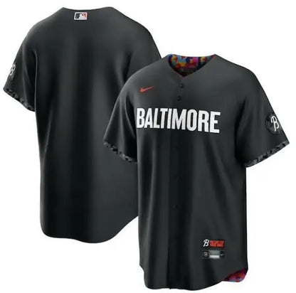 Black Baltimore Orioles City Connect Replica Baseball Jersey for fans
