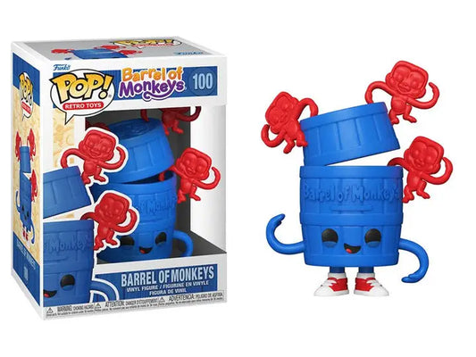 Barrel of Monkeys Funko Pop collectible toy from Retro Toys series featuring monkeys funko