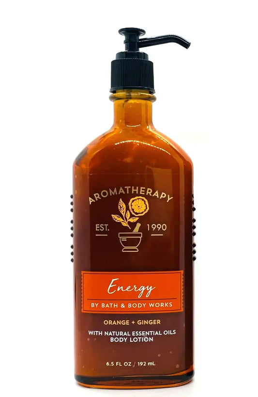 Bath & Body Works Aromatherapy Energy Orange + Ginger body lotion with essential oil