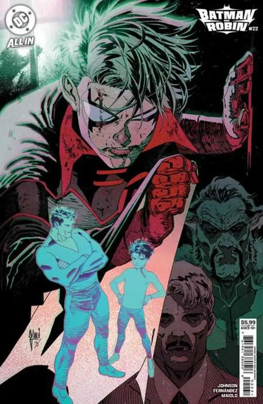 Batman and Robin comic book cover C Guillem March Card Stock Variant featuring artwork by Guillem March