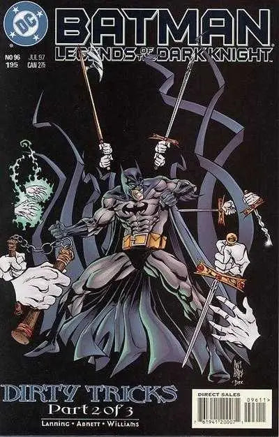 Batman comic book from Batman Legends of the Dark Knight series featuring Dark Knight artwork