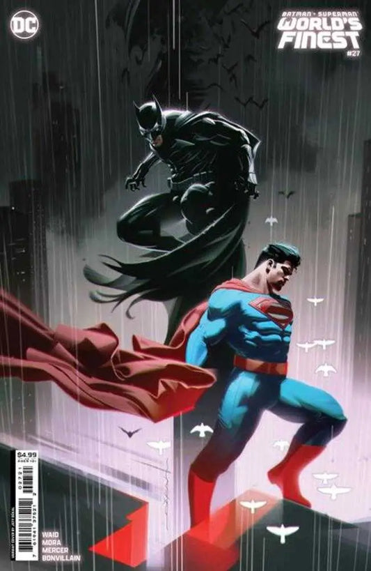Batman Superman Worlds Finest #27 Cover B art showcases dynamic heroes for trading cards