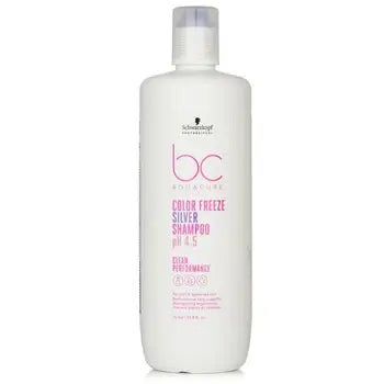 BC Bonacure pH 4.5 Color Freeze Silver Shampoo (For Grey & Lightened Hair) - 1000ml/33.8oz - 1000ml/33.8oz / 1 - Hair