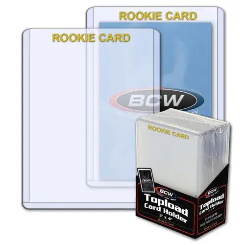 BCW 3x4 top load card holder for baseball, football, hockey, MTG, and Pokémon cards