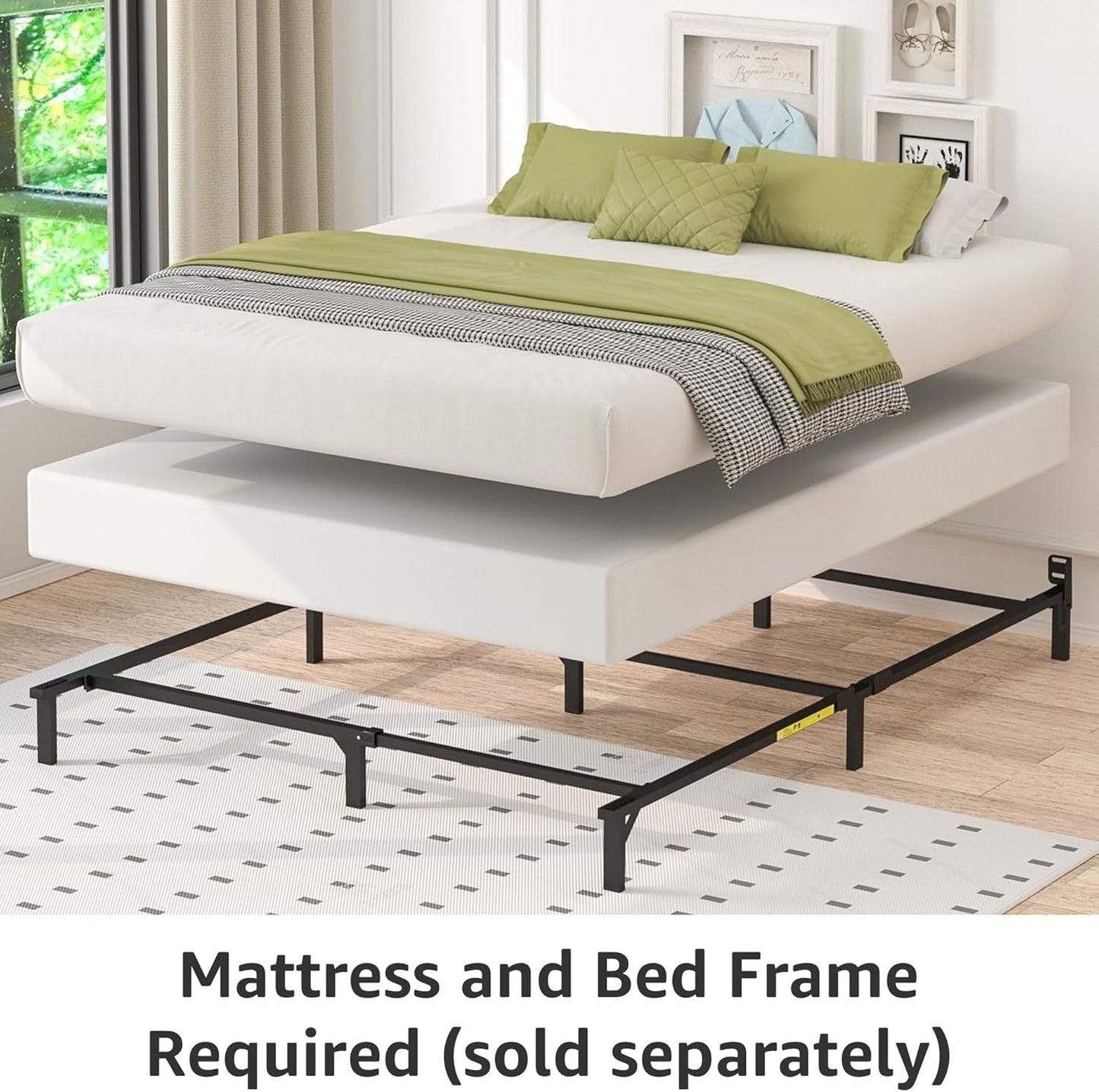 Smart Box Spring Bed Base with Easy Assembly Features-2