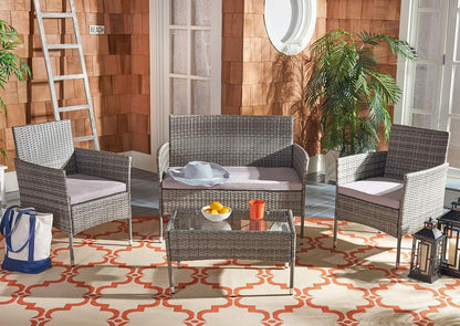 PAT7504B Collection Abdul Grey 4-Piece Outdoor Living Patio Set-1