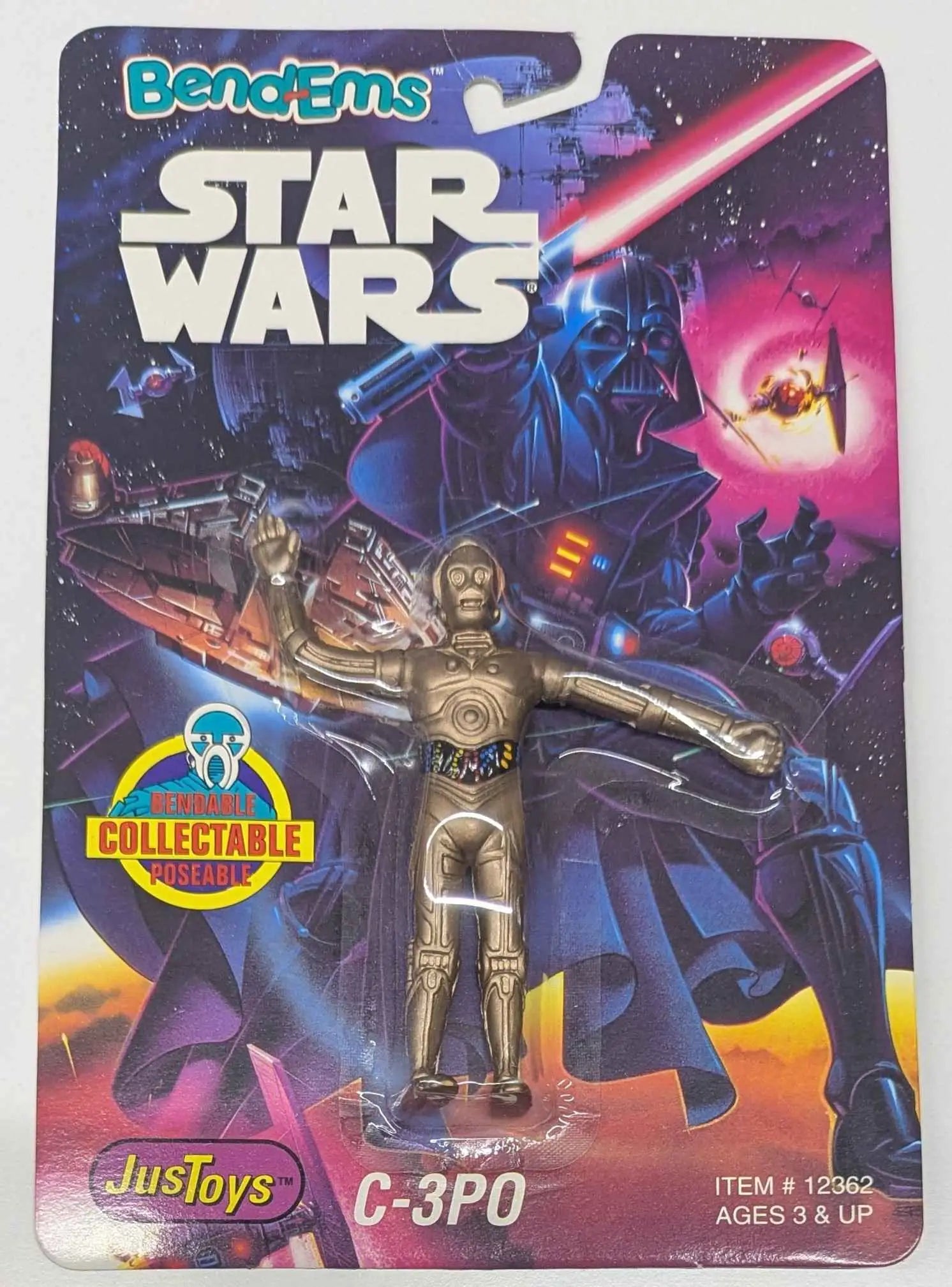 C-3PO Bend-Ems Action Figure, iconic Star Wars protocol droid collectible