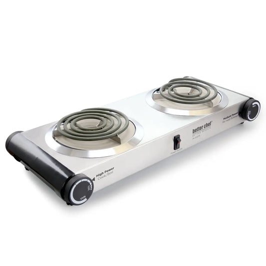 Better Chef Stainless Steel Dual Electric Burner - Electric Burner